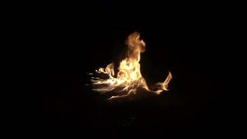 Feuer auf dem Boden