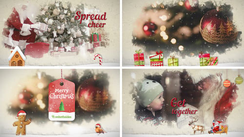 Christmas Watercolored Slideshow
