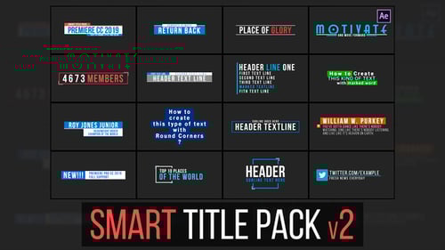 Dynamic Animated Lower Thirds and Title Cards