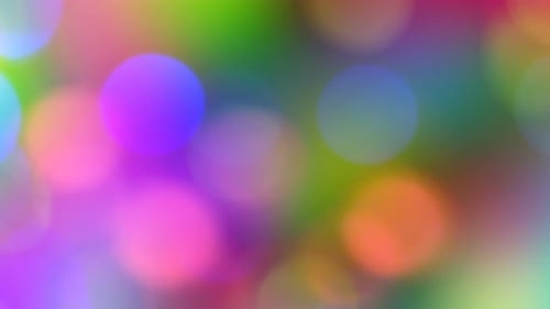 Abstract Background of Colorful Out-of-Focus Lights