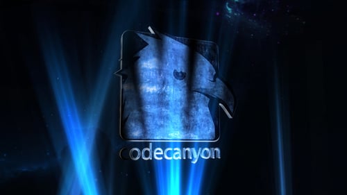 Cinematic 3D Logo Reveal with Dynamic Light Beams