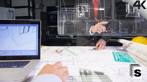 Bauingenieure arbeiten