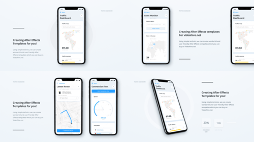 Modern App Promo for Mobile Interface Presentation