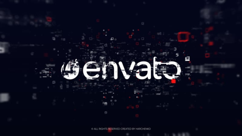 Digital Glitch Countdown Opener Intro, Elements ft. digital countdown ...