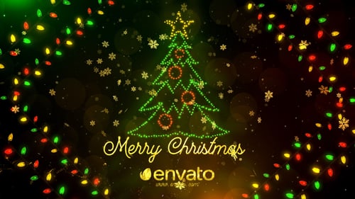 Magical Christmas Greetings Opener with Festive Lights