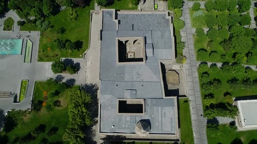 Bird's Eye View Of Historic Building