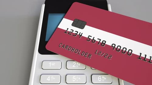 Contactless Credit Card Payment Approved on POS Terminal