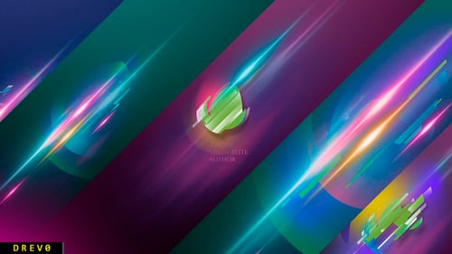 Logo Light 4K Opening/ Simple Perfumes Promo/ Cute Intro/ Energy Elegant Particles/ Cleaning Shine