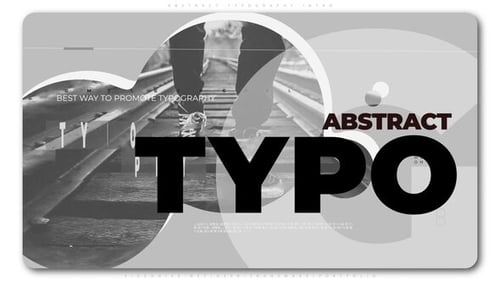 Abstract Typography Intro
