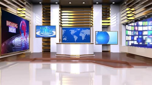Virtual Studio Set N007 B