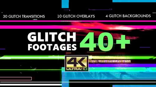 Modern Digital Glitch Transitions Pack