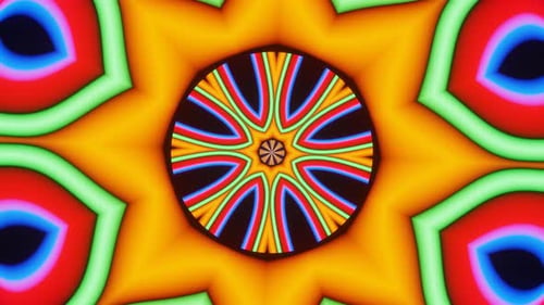 Abstraction de couleurs vives dans le style des années 80