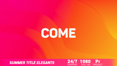 Summer Title Elegants