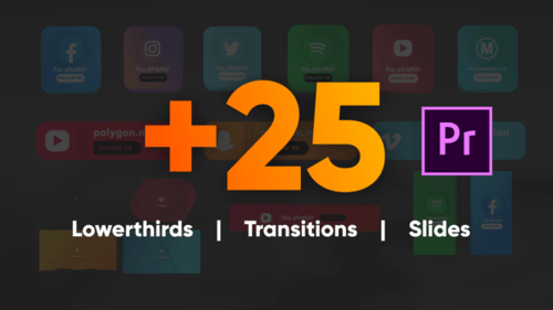 Dynamic Social Media Engagement Pack with Modern Lower Thirds and Slides