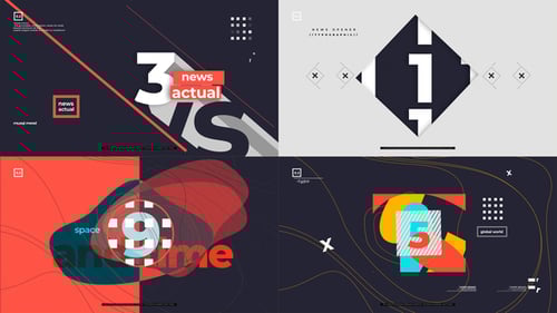 Contagem regressiva de notícias de TV