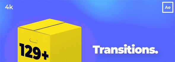 Clean and Modern Transitions Package For After Effects