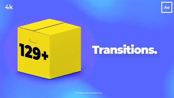 Cover for Clean and Modern Transitions Package For After Effects