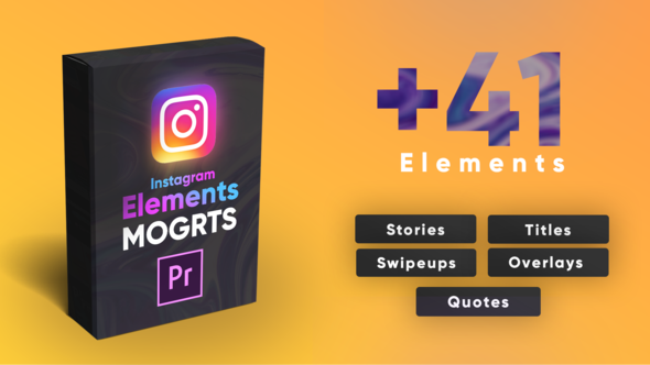 Cover for Instagram Elements Pack-MOGRT