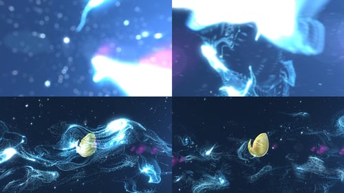 Abstract Energy Streaks Logo Reveal