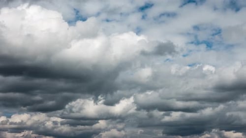 Dramatic Storm Clouds Time Lapse Video