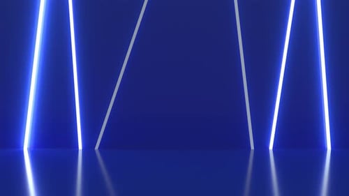 Glowing led line lights