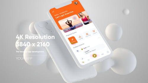 Phone 11 Pro App Presentation Mockup 4K