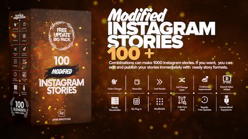 Modern Animated Instagram Stories with Dynamic Text Effects