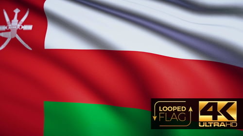 Flagge von Oman 4K