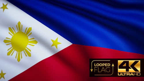 Philippines Flag 4K