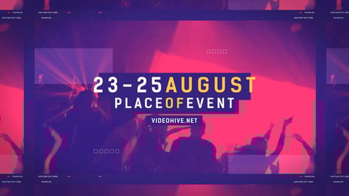 Music Event Promo Opener / Party Invitation Slideshow / EDM Festival / Night Club