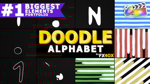 Cartoon Alphabet And Transitions | FCPX