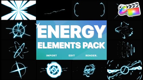 Cartoon Energy Elements Pack | FCPX