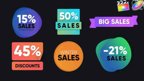 Modern Sales and Discount Offer Badges Pack