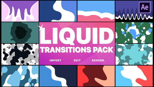 Fluid Motion Transitions Pack for Video and Presentations