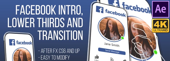 Facebook Intro and Lowerthird (AfterFX)