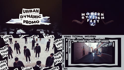 Dynamic Glitch Street Style Opener