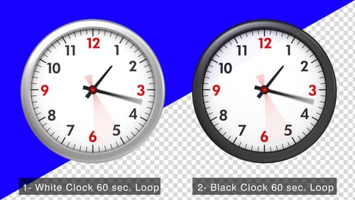 Animierte Uhr