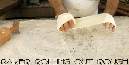 Baker Rolling Out Dough 2