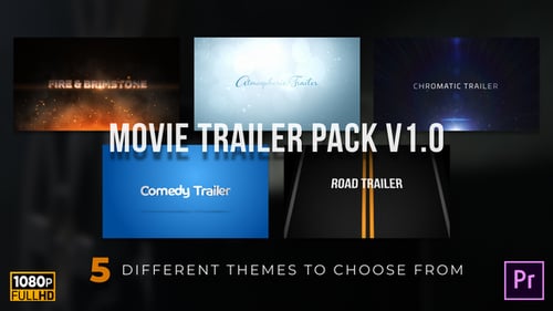 Movie Trailer Pack v1.0 • MOGRT for Premiere Pro