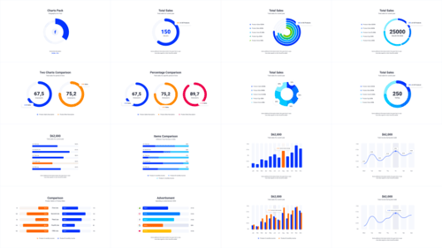 Infographics Charts Pack