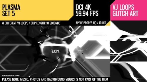 Abstract Energetic Glowing Lines Transition with White Reveal