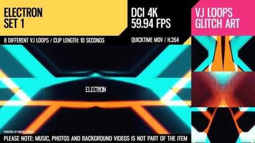 Dynamic Neon Geometric Light Transitions Pack