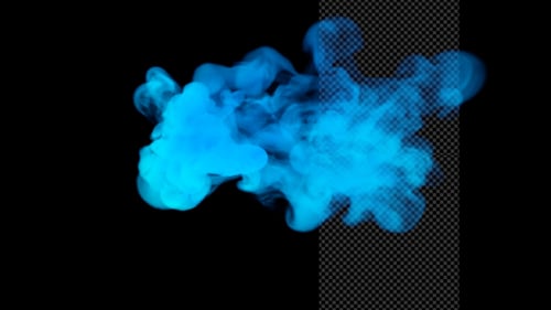 Blauer Rauchball Moving V2