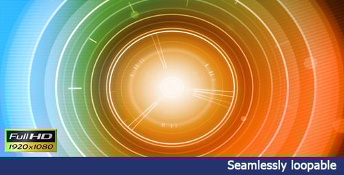 Dynamic Geometric Circles Technology Logo Reveal