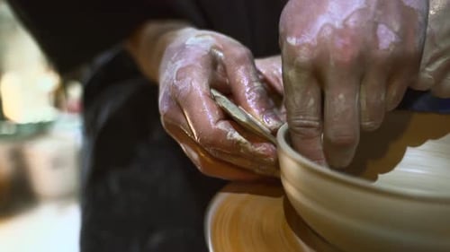 Making a Handmade Clay Pot in the Workshop