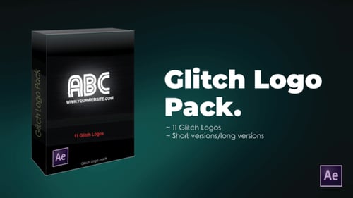 Pack de Logo Glitch