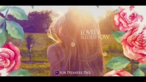 Schöne romantische Diashow für Premiere Pro