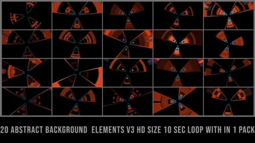 Abstract Background Elements Pack V03