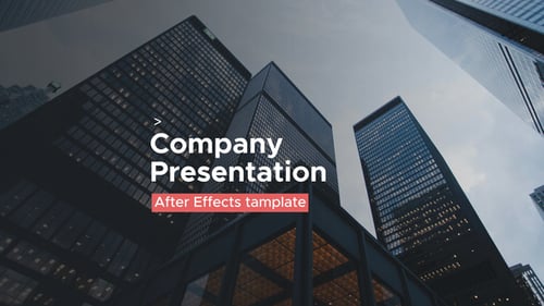 Modern Corporate Presentation Opener with Minimal Transitions