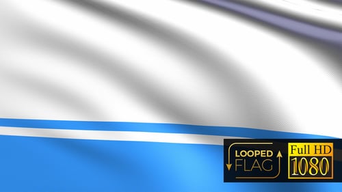 Abstract Waving Fabric Stripes Animated Background